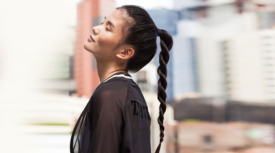 braided ponytail